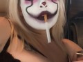 Smoke with me and play with my tits *full video on OF*