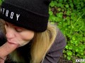 Step Sister Risky Public Sex After Blowjob in the Forest