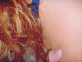 Pregnant Redhead fucks hot with Missionary and Ends with Hot Jet