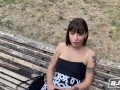 BJRAW - Silvia Soprano Blowjob for Romeo Mancini ends her getting coverd in cum!