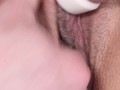 I Fuck Her Pussy with My Fingers and Rub Her Horny Clit with the Vibrator