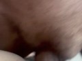Pov perfect pink pussy quickie, inside Cum creampie