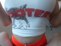 HOOTERS BIMBO with HUGE TITS Gets FUCKED on LUNCH BREAK