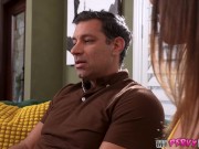 MyPervyFamily - Rissa’s Big Tits Bounce as She Ditches the Rubber!