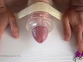Clear Fleshlight Fuck and Cumshot - Transparent Male Sex Toy