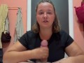 Girlfriend talks dirty to you while she sucks and jerks off your cock