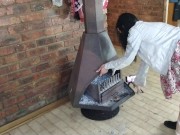 Good times at the fireplace.