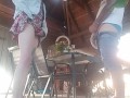 Mutual masturbation with my friend wife outdoor