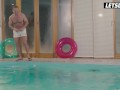 Busty StepMom Victoria Summers Has Rough Sex At The Pool - LETSDOEI
