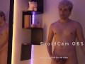 Diego Diaz Latinboy twink rubio Colombiano con mucha leche en las bolas botando semen frente cámara