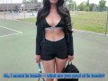 Ariel's Sultry Seduction of Her Trainer Ends in Wet, Sloppy Blowjob After Practice