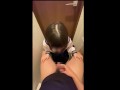 「ここトイレだよ…？」制服少女、個室でオジサンのを咥えさせられて…｜素人 個撮  ハメ撮り 裏垢女子 制服 NTR 寝取られ