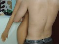 Hijastro porfavor no me preñes pero dame duropor el coñoooooooo
