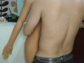 Hijastro porfavor no me preñes pero dame duropor el coñoooooooo