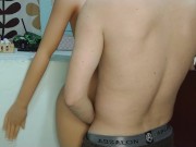 Hijastro porfavor no me preñes pero dame duropor el coñoooooooo