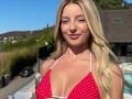 Cute Blonde’s Lacy Bodysuit Try-On Sparks Social Craze