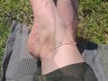 Anklets, toerings, nylons and slippers all in one video 😱