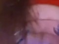 Up close fingering my wet tight ass and pussy and having body shaking orgasm in house party bedroom