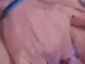 Up close fingering my wet tight ass and pussy and having body shaking orgasm in house party bedroom