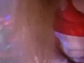 Up close fingering my wet tight ass and pussy and having body shaking orgasm in house party bedroom