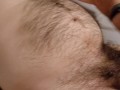 Getting off on the thought of an audience - vocal and moaning cum on my hairy chest
