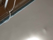 Sexy Latina nude in the kitchen. Sexy naked wife prepares food in the kitchen