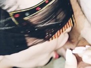 زن جندم خوشگل کرده حسابی برام ساک میزنه / Hot Wife