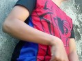 Pinoy Jakol | Spiderman Boy with his VEINY COCK and THICK CUM