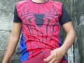 Pinoy Jakol | Spiderman Boy with his VEINY COCK and THICK CUM