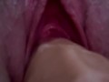 Just straight up close RAW PUSSY gripping a dildo!