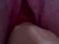 Just straight up close RAW PUSSY gripping a dildo!