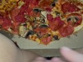 PIZZA-KINKY FETISH FEMALE MASTURBATION-CUM ON FOOD-BEST TEEN AMATEUR-ARABIAN SNOWWHITE-LOS ANGELES G