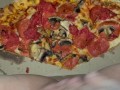 PIZZA-KINKY FETISH FEMALE MASTURBATION-CUM ON FOOD-BEST TEEN AMATEUR-ARABIAN SNOWWHITE-LOS ANGELES G