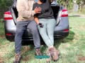 Romantic Love Making in Outdoor - Public Park Romance & Steamy Car Trunk Softcore Sex