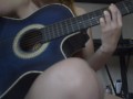 Petite blonde strips for her guitar teacher, so he can finish on her back