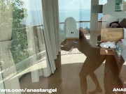 Outdoor Wild Sex with a Hot Blonde at the Villa | Anastangel