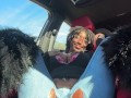 esha mae vs 2 dicks in the car (public car squirt)