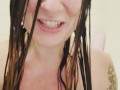 Christian Songs in the Salt Bath: Topless Shoshanna Blanca Sings “Praise”