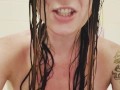 Christian Songs in the Salt Bath: Topless Shoshanna Blanca Sings "I Thank God"