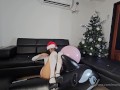 Ride an inflatable whale while inflating balloons without popping (full video on C4S / MV / OF / Mem