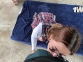 Schoolgirl records explicit content, I fuck her in front of the neighbors and give her a creampie💦