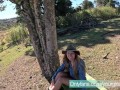 Outback Picnic Turns Into Sloppy Deepthroat Session – Aussie Babe Yourgirlange Goes Wild in the Bush
