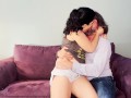 Heteroflexible Threesome: Girlfriend's Excitement Encourages His First Time with a Guy - Cliff Media