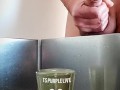 piss and cum in a cup. Pee and cum. Want to drink 😌