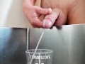 piss and cum in a cup. Pee and cum. Want to drink 😌