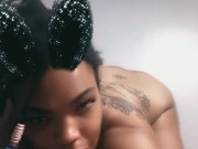 Sexy, Tatted Big Ass Black Girl Twerking