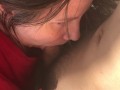 POV homemade deep blowjob - vertical video - Lovessie Mur