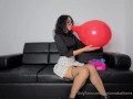 Blow to pop and balloon inflation until they burst (full video on C4S / MV / OF / Membersite)