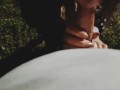 Nighttime Sucking Cock in Nature