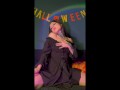 I satisfy my horny stepsister with my cock on Halloween
